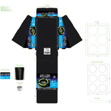 Glow In The Dark Butt Bucket Ashtray - 6 Per Retail Ready Display 26253