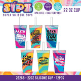 Sipz Silicone Cup Assortment Floor Display - 38 Pieces Per Retail Ready Display Kit 88622 NOVELTY INC