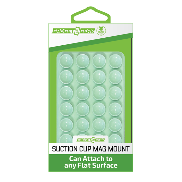 Suction Cup Magnetic Mount - 6 Pieces Per Retail Ready Display 26279 GADGET GEAR