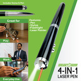 4-in-1 Laser Pointer Stylus Pen - 6 Pieces Per Retail Ready Display 26283