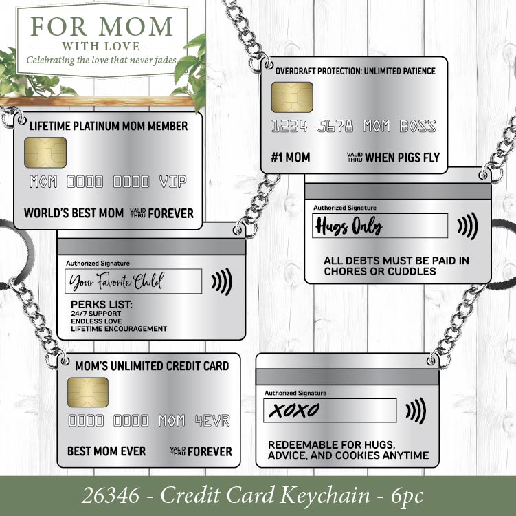 Mothers Day For Mom with Love Assortment Floor Display - 86 Pieces Per Retail Ready Display Kit 88624 NOVELTY INC