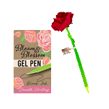 Bloom and Blossom Rose Gel Pen - 12 Pieces Per Display 26427