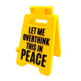 3D Standing Mood Caution Sign Assortment - 12 Pieces Per Retail Ready Display 26540