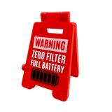 3D Standing Mood Caution Sign Assortment - 12 Pieces Per Retail Ready Display 26540