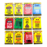 3D Standing Mood Caution Sign Assortment - 12 Pieces Per Retail Ready Display 26540
