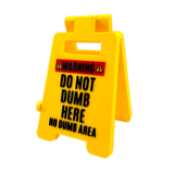 3D Standing Mood Caution Sign Assortment - 12 Pieces Per Retail Ready Display 26540