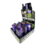 Encendedor Metálico con Tapa Abatible Calavera de Azúcar - 12 Piezas por Expositor Listo para la Venta al por Menor 26548
