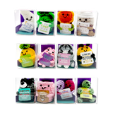 Peluches de ganchillo de apoyo emocional - 12 piezas por expositor listo para venta al por menor 26550