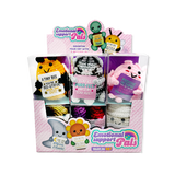 Peluches de ganchillo de apoyo emocional - 12 piezas por expositor listo para venta al por menor 26550