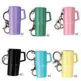 Mini vaso, estuche para encendedor, llavero - 12 piezas por exhibidor listo para venta al por menor 26557