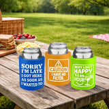 Neoprene Can and Bottle Cooler Assortment - 12 Pieces Per Retail Ready Display 26564