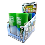 Neoprene Can and Bottle Cooler Assortment - 12 Pieces Per Retail Ready Display 26564