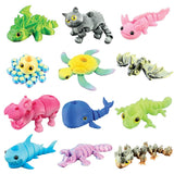 3D Printed Straw Decorations - 12 Pieces Per Retail Ready Display 26601