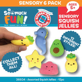 Assorted Squish Jellies- 12 Pieces Per Retail Ready Display 26604