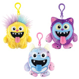 Llavero de peluche Monstruo Abrazable - 12 piezas por expositor listo para venta al por menor 26614
