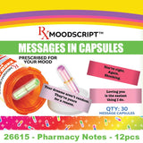 Moodscript Pill Notes - 12 Pieces Per Retail Ready Display 26615