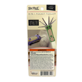 Lady Legend 8-In-1 Pocket Toolkit Multi-Tool with Lights - 6 Pieces Per Retail Ready Display 26619