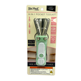 Lady Legend 8-In-1 Pocket Toolkit Multi-Tool with Lights - 6 Pieces Per Retail Ready Display 26619