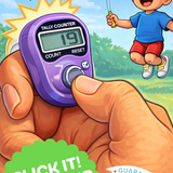 Click Countz Fidget Toy - 12 Pieces Per Retail Ready Display 26641