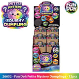 Fun Doh Squishy Misterioso Juguete de Dumpling - 12 Piezas por Expositor Listo para Venta al por Menor 26628