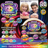Fun Doh Squishy Misterioso Juguete de Dumpling - 12 Piezas por Expositor Listo para Venta al por Menor 26628