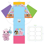 Wrist Band Slap Plush - 6 Pieces Per Retail Ready Display 26666