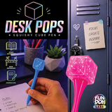 Fun Doh Desk Pops Squishy Cube Pen - 12 Pieces Per Display 26728