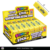 Fun Doh™ Slow Rise Foam Small Butter Squishy - 12 Pieces Per Retail Ready Display 26732
