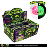 Fun Doh™ Squishy Glow-in-the-Dark Mystery Jelly Dumpling Black Steamer Toy - 12 Pieces Per Retail Ready Display 26788