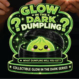 Fun Doh Squishy Glow-in-the-Dark Mystery Dumpling Black Streamer Toy - 12 Pieces Per Retail Ready Display 26788