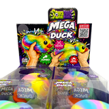Fun Doh™ SquishZilla™ Mega Stretchy Squishy Tie Dye Duck - 8 Pieces Per Retail Ready Display 26811