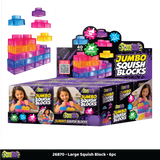 Fun Doh SquishZilla Large Squish Blocks - 6 Pieces Per Retail Ready Display 26870