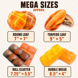 Fun Doh™ Squishy Bakery Slow Rise Mega Bread - 6 Pieces Per Retail Ready Display 26891