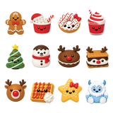 Fun Doh™ Squishmas Snack Shop Squishies - 12 Pieces Per Retail Ready Display 26892