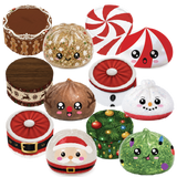 Fun Doh™ Merry Squishmas Squishy Christmas Dumplings - 12 Pieces Per Retail Ready Display 27003
