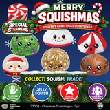 Fun Doh™ Merry Squishmas Squishy Christmas Dumplings - 12 Pieces Per Retail Ready Display 27003
