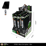 USB-C Blow Coil Lighter - 12 Pieces Per Retail Ready Display 27030
