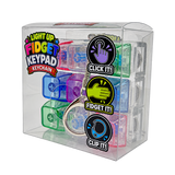 Light-Up Fidget Keypad Keyboard Keychain - 12 Pieces Per Retail Ready Display 27052