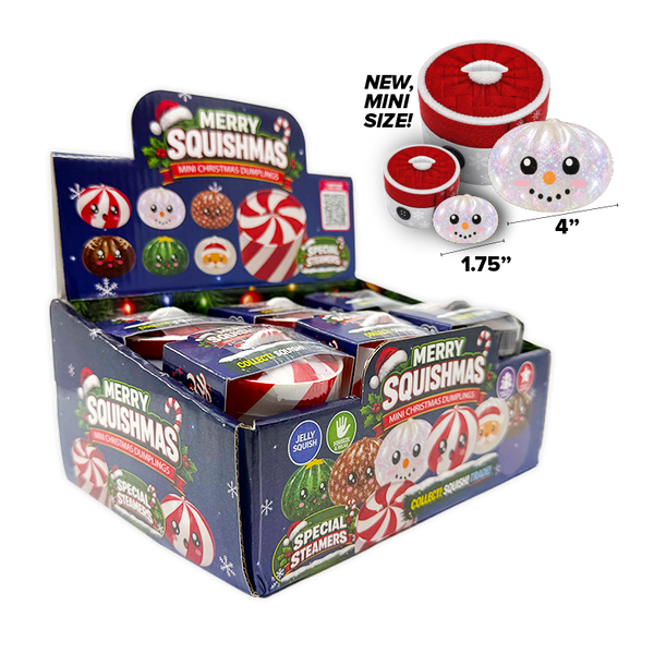 Fun Doh™ Merry Squishmas Petite Squishy Christmas Jelly Dumplings - 12 Pieces Per Retail Ready Display 27120