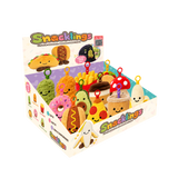 Snacklings Food Backpack Plush Clips - 12 Pieces Per Retail Ready Display 27173