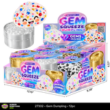Fun Doh™ SquishZilla™ Mystery Gem Squeeze Jelly Dumpling Squish Toy - 12 Pieces Per Retail Ready Display 27332