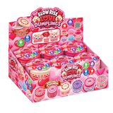 SquishZilla™ Fun Doh™ Slow Rise Love Squishy Dumplings - 12 Pieces Per Retail Ready Display 28028
