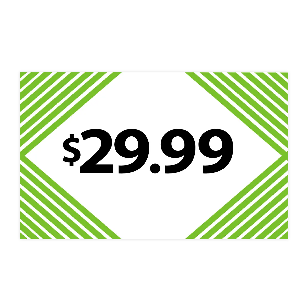 Merchandising Fixture - $29.99 Retail Tag 25 Per Pack 978550 NOVELTY INC