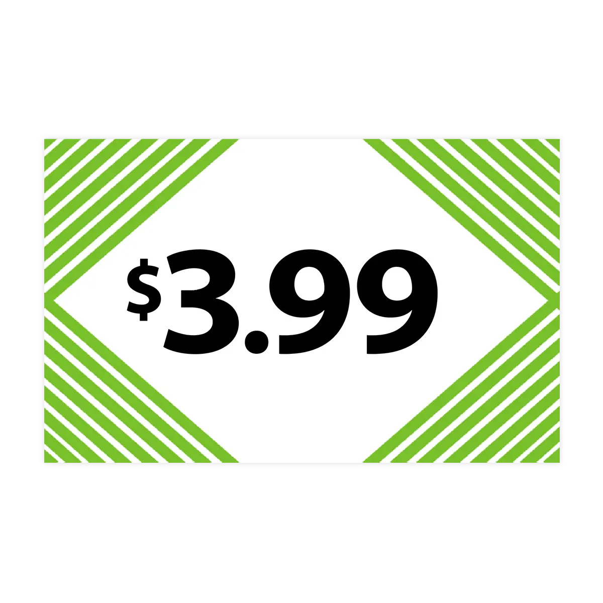 Merchandising Fixture - $3.99 Retail Tag 25 Per Pack 978350 NOVELTY INC
