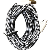 Charging Cable Cloth USB to Micro USB 9FT - 6 Pieces Per Pack 40081 GADGET GEAR