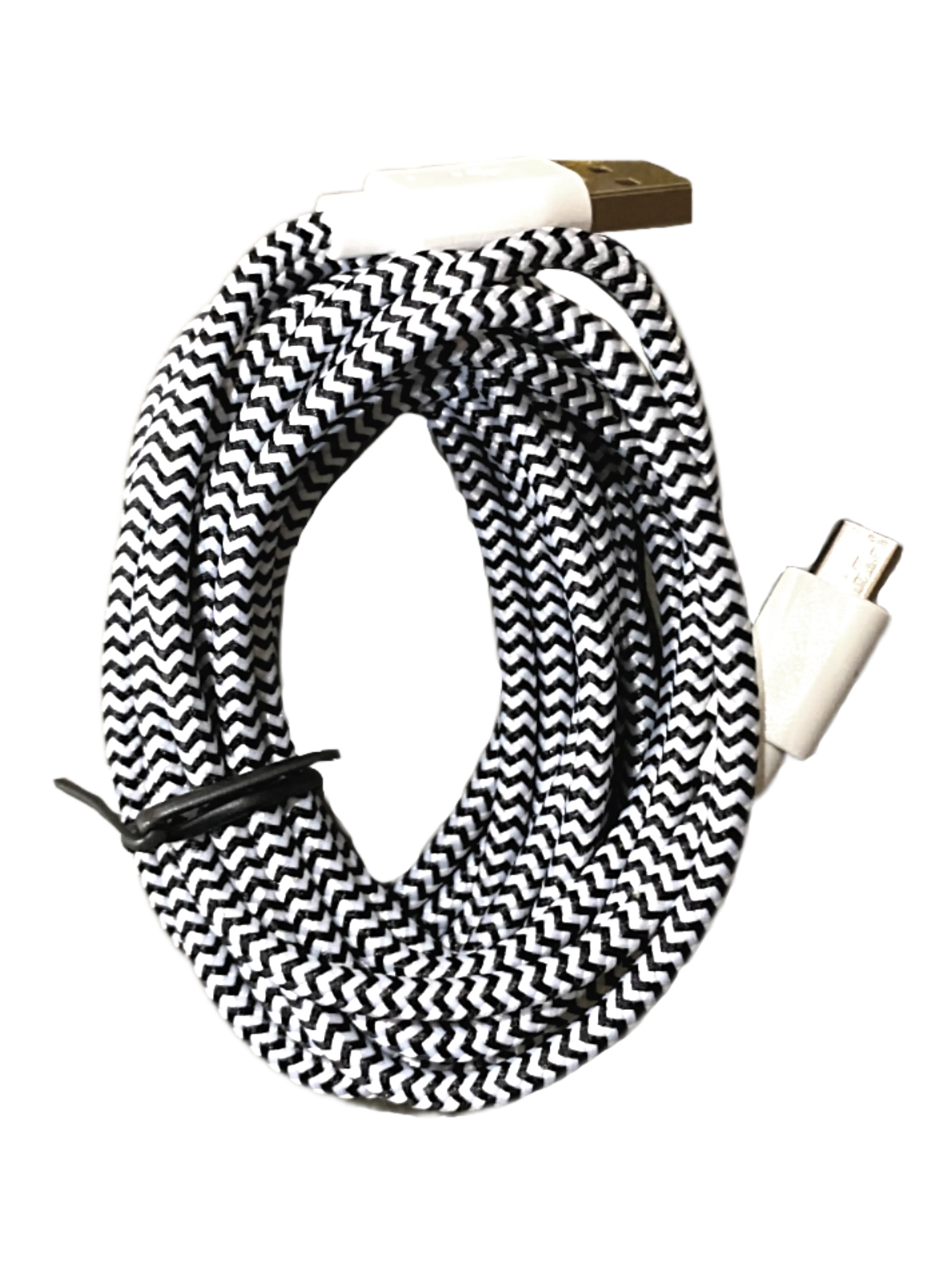 Charging Cable Cloth USB to Micro USB 9FT - 6 Pieces Per Pack 40081 GADGET GEAR