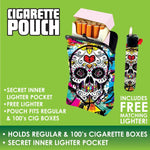 rPET Cigarette Pouch with Bonus Lighter -  6 Pieces Per Retail Ready Display 40313 SMOKEZILLA