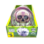 Glass Ashtray in Skull Shaped Design - 4 Per Retail Ready Display 40319 SMOKEZILLA