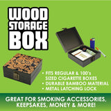 Wood Storage Stash Box - 3 Pieces Per Retail Ready Display 40329 SMOKEZILLA