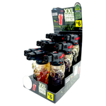 Colored Butane Molded Skull XXL Torch Lighter - 9 Pieces Per Retail Ready Display 40346 SMOKEZILLA